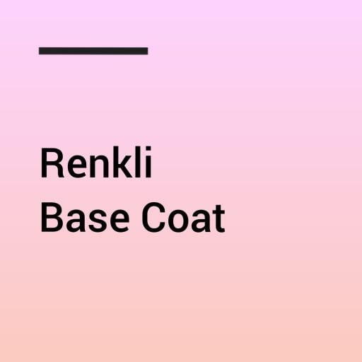 Renkli Base Coat